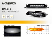 ISUZU D-MAX 2021-2024 Lazer Lamps LED Linear-6 Kit